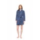 W1874 - Cosmos Blue - ROBE FLEECE LEO- (W1874) W1874 - Cosmos Blue - ROBE FLEECE LEO- (W1874)