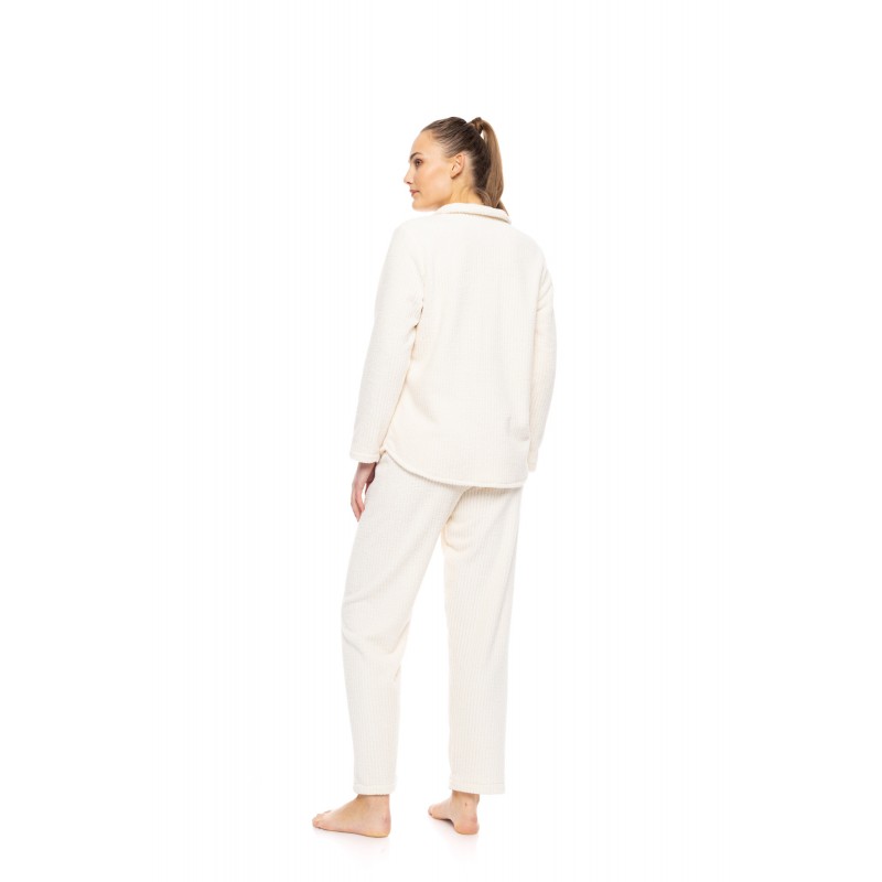 W1878 - Yacht Blue - PYJAMA FLEECE STRIPE- (W1878)