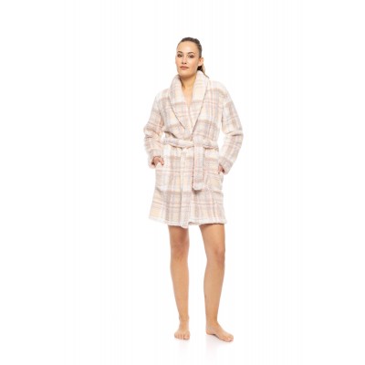 W1885 - Type - ROBE FLEECE SOFT PLAID- (W1885) W1885 - Type - ROBE FLEECE SOFT PLAID- (W1885)