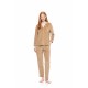 W1888 - Skin - PYJAMA BUTTONED SOFT VELVET- (W1888) W1888 - Skin - PYJAMA BUTTONED SOFT VELVET- (W1888)