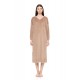 W1891 - Skin - NIGHTGOWN LONG SOFT VELVET- (W1891) W1891 - Skin - NIGHTGOWN LONG SOFT VELVET- (W1891)