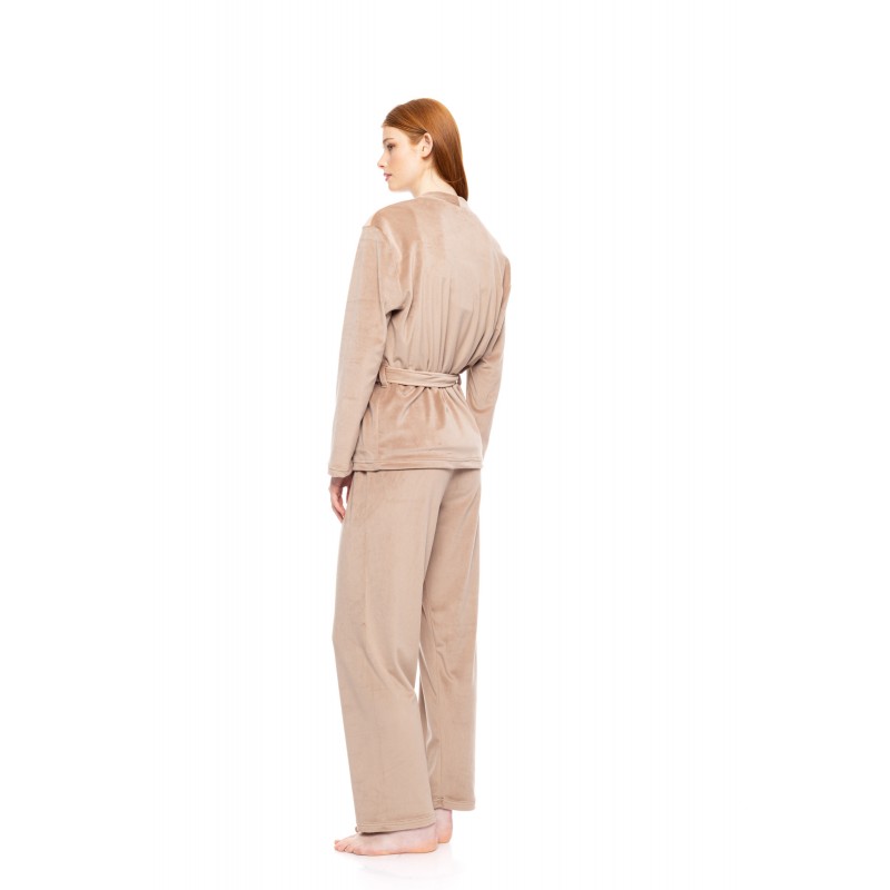 W1892 - Skin - PYJAMA 3PCS SOFT VELVET- (W1892) W1892 - Skin - PYJAMA 3PCS SOFT VELVET- (W1892)