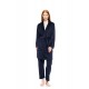 W1893 - Yacht Blue - ROBE SOFT VELVET- (W1893) W1893 - Yacht Blue - ROBE SOFT VELVET- (W1893)