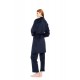 W1893 - Yacht Blue - ROBE SOFT VELVET- (W1893) W1893 - Yacht Blue - ROBE SOFT VELVET- (W1893)
