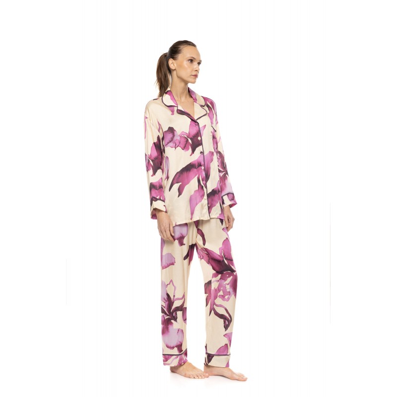 W1897 - Type - Pyjama Buttoned Botanical Flower- (W1897) W1897 - Type - Pyjama Buttoned Botanical Flower- (W1897)