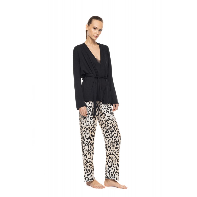 W1906 - Type - Pyjama 3pcs Sand Leopard- (W1906) W1906 - Type - Pyjama 3pcs Sand Leopard- (W1906)