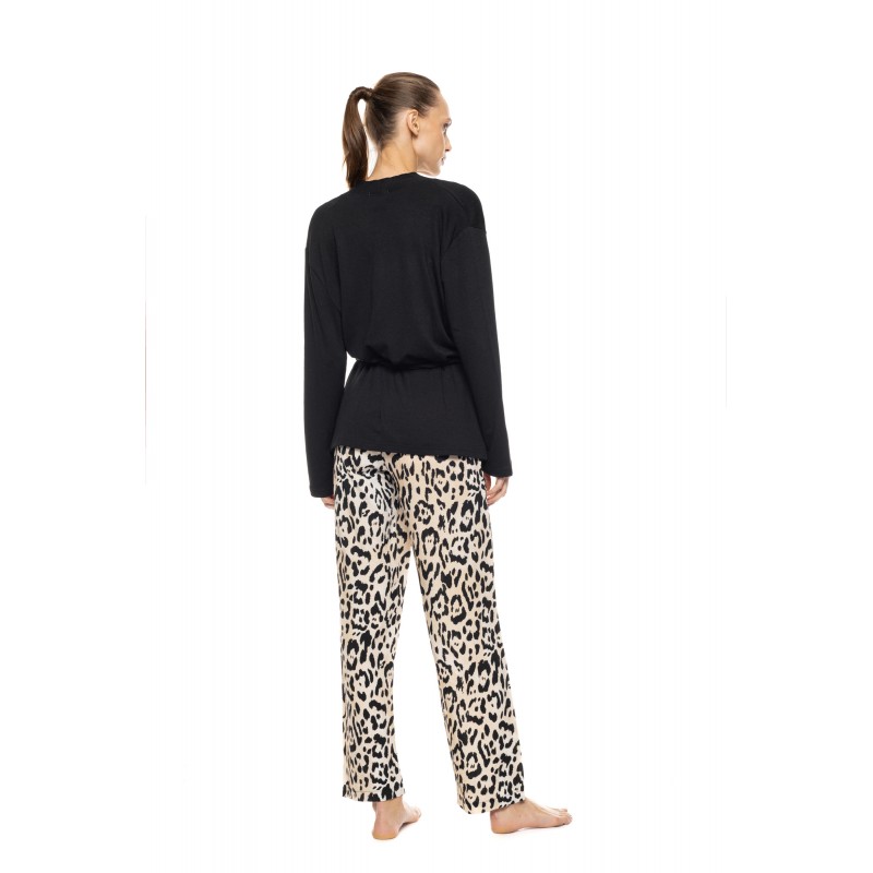 W1906 - Type - Pyjama 3pcs Sand Leopard- (W1906) W1906 - Type - Pyjama 3pcs Sand Leopard- (W1906)