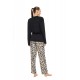 W1906 - Type - Pyjama 3pcs Sand Leopard- (W1906) W1906 - Type - Pyjama 3pcs Sand Leopard- (W1906)