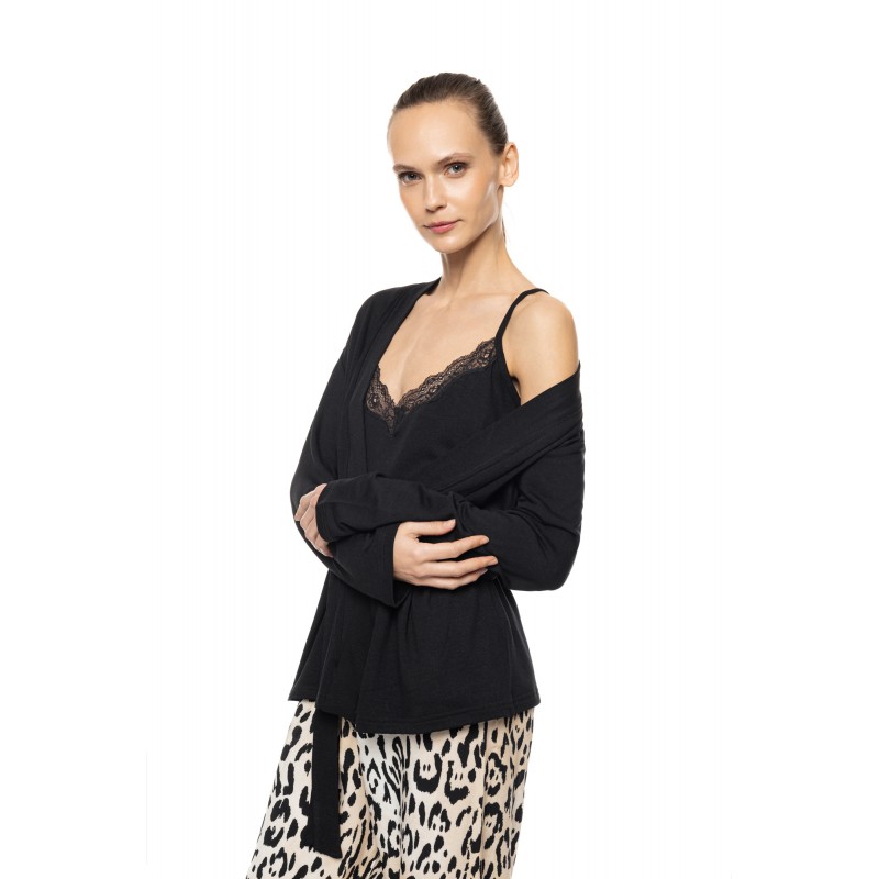 W1906 - Type - Pyjama 3pcs Sand Leopard- (W1906) W1906 - Type - Pyjama 3pcs Sand Leopard- (W1906)