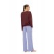 W1910 - Type - Pyjama Stripe Soft Blue/Bordeaux- (W1910) W1910 - Type - Pyjama Stripe Soft Blue/Bordeaux- (W1910)