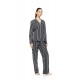 W1913 - Type - Pyjama Buttoned Wide Stripe Navy- (W1913) W1913 - Type - Pyjama Buttoned Wide Stripe Navy- (W1913)