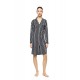 W1914 - Type - Nightgown Buttoned Wide Stripe Navy- (W1914) W1914 - Type - Nightgown Buttoned Wide Stripe Navy- (W1914)