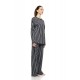 W1915 - Type - Pyjama Wide Stripe Navy- (W1915) W1915 - Type - Pyjama Wide Stripe Navy- (W1915)