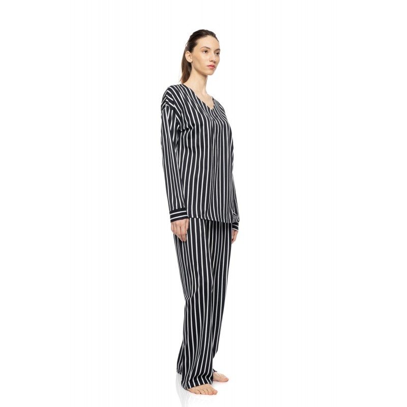 W1916 - Type - Pyjama Wide Stripe Navy- (W1916) W1916 - Type - Pyjama Wide Stripe Navy- (W1916)