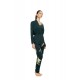 W1923 - Type - Pyjama 3pcs Emerald Flower- (W1923) W1923 - Type - Pyjama 3pcs Emerald Flower- (W1923)