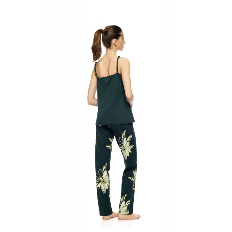 W1923 - Type - Pyjama 3pcs Emerald Flower- (W1923) W1923 - Type - Pyjama 3pcs Emerald Flower- (W1923)