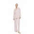 W1925 - Type - Pyjama Buttoned Stripe Bordeaux- (W1925)