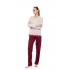 W1928 - Type - Pyjama Stripe Bordeaux- (W1928)
