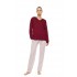 W1930 - Type - Pyjama Stripe Bordeaux- (W1930)