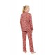 W1933 - Type - Pyjama Buttoned Dusty Pink Zebra- (W1933) W1933 - Type - Pyjama Buttoned Dusty Pink Zebra- (W1933)