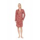 W1934 - Type - Nightgown Buttoned Dusty Pink Zebra- (W1934) W1934 - Type - Nightgown Buttoned Dusty Pink Zebra- (W1934)