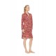 W1934 - Type - Nightgown Buttoned Dusty Pink Zebra- (W1934) W1934 - Type - Nightgown Buttoned Dusty Pink Zebra- (W1934)