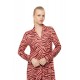 W1934 - Type - Nightgown Buttoned Dusty Pink Zebra- (W1934) W1934 - Type - Nightgown Buttoned Dusty Pink Zebra- (W1934)