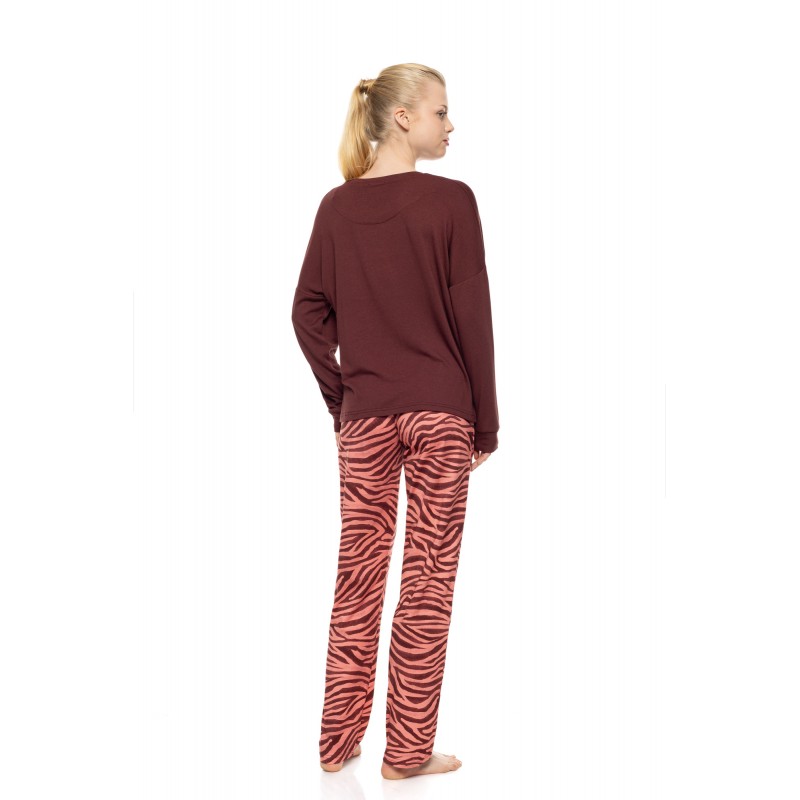 W1935 - Type - Pyjama Dusty Pink Zebra- (W1935) W1935 - Type - Pyjama Dusty Pink Zebra- (W1935)