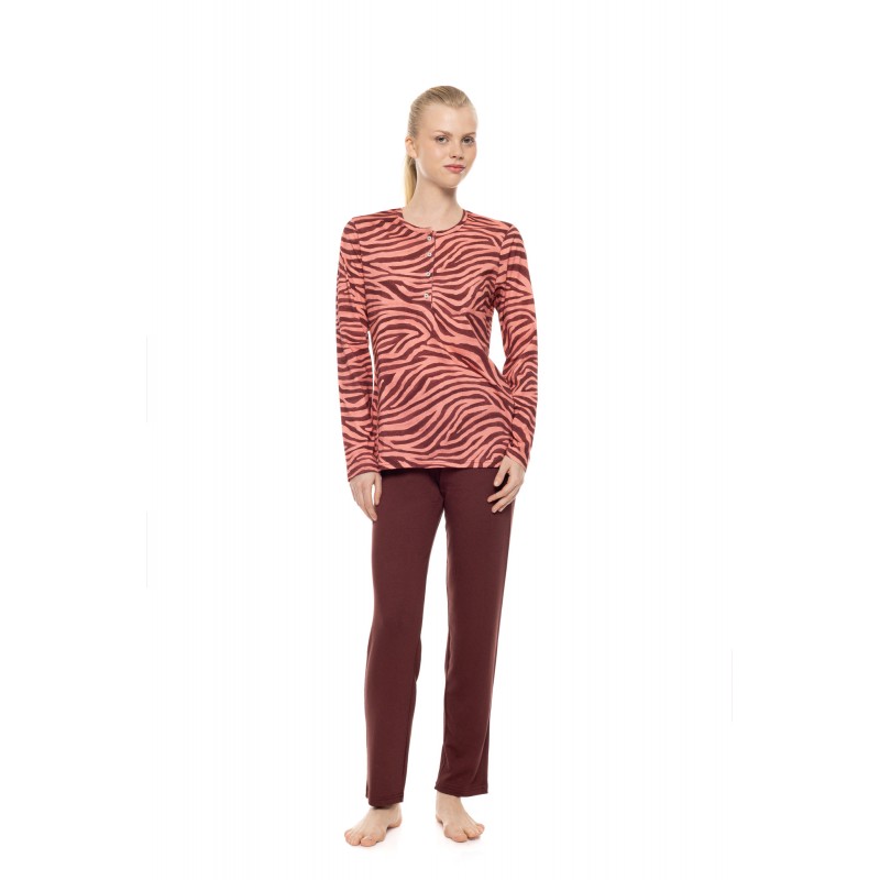 W1937 - Type - Pyjama Dusty Pink Zebra- (W1937) W1937 - Type - Pyjama Dusty Pink Zebra- (W1937)
