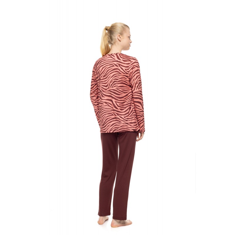 W1937 - Type - Pyjama Dusty Pink Zebra- (W1937) W1937 - Type - Pyjama Dusty Pink Zebra- (W1937)