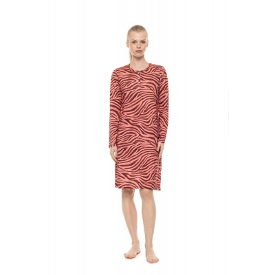 W1938 - Type - Nightgown Dusty Pink Zebra- (W1938)