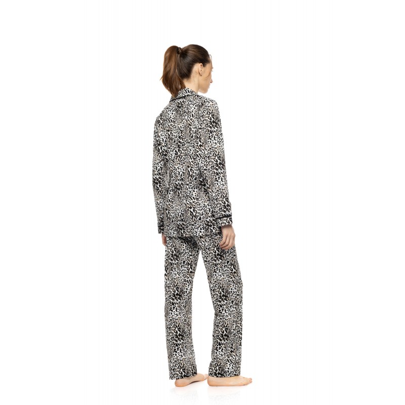 W1940 - Type - Pyjama Buttoned Ivory Leopard- (W1940) W1940 - Type - Pyjama Buttoned Ivory Leopard- (W1940)