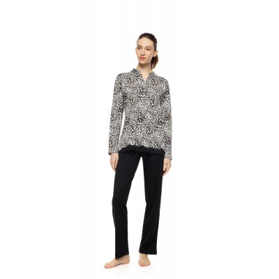 W1942 - Type - Pyjama Ivory Leopard- (W1942)