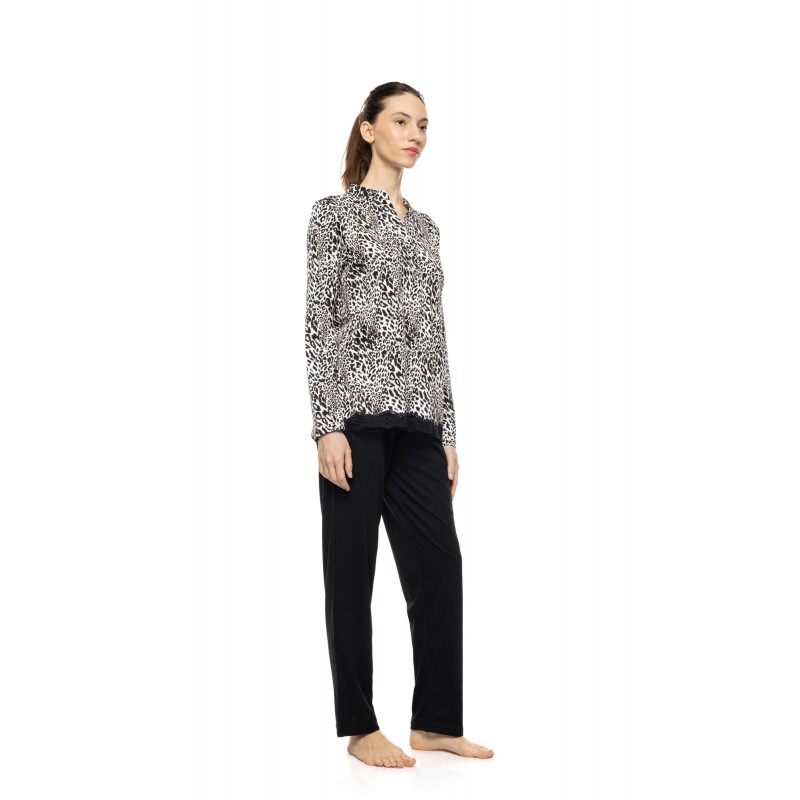 W1942 - Type - Pyjama Ivory Leopard- (W1942) W1942 - Type - Pyjama Ivory Leopard- (W1942)