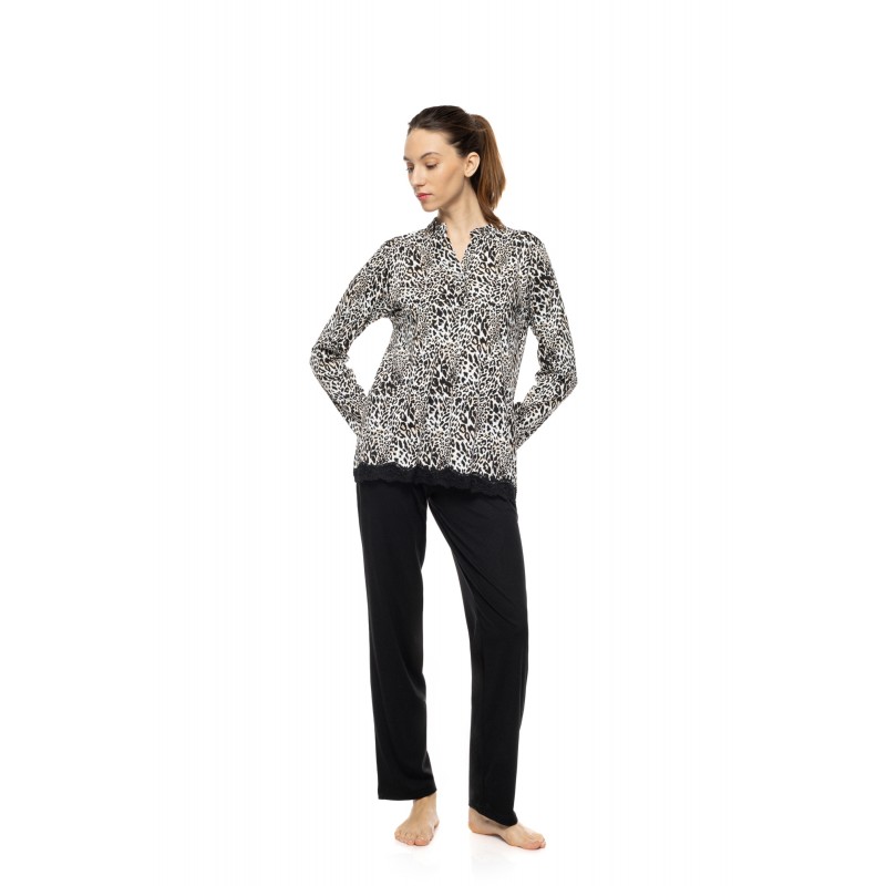 W1942 - Type - Pyjama Ivory Leopard- (W1942) W1942 - Type - Pyjama Ivory Leopard- (W1942)