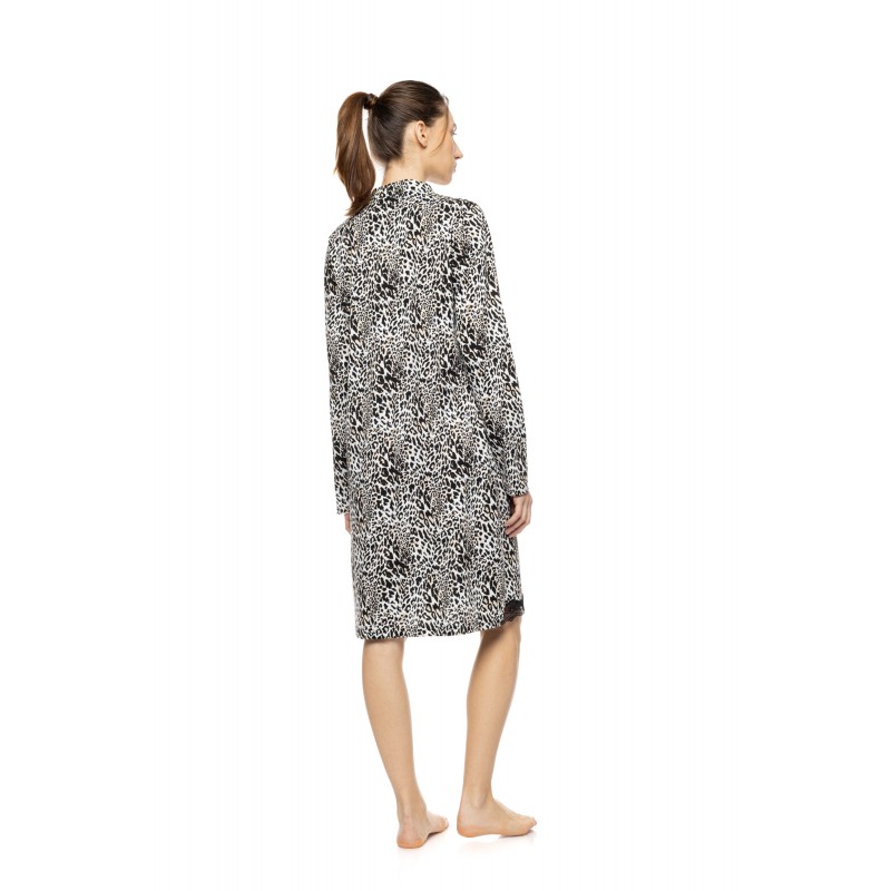 W1943 - Type - Nightgown Ivory Leopard- (W1943) W1943 - Type - Nightgown Ivory Leopard- (W1943)