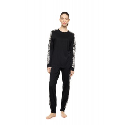 W1944 - Type - Pyjama Solid Ivory Leopard- (W1944)