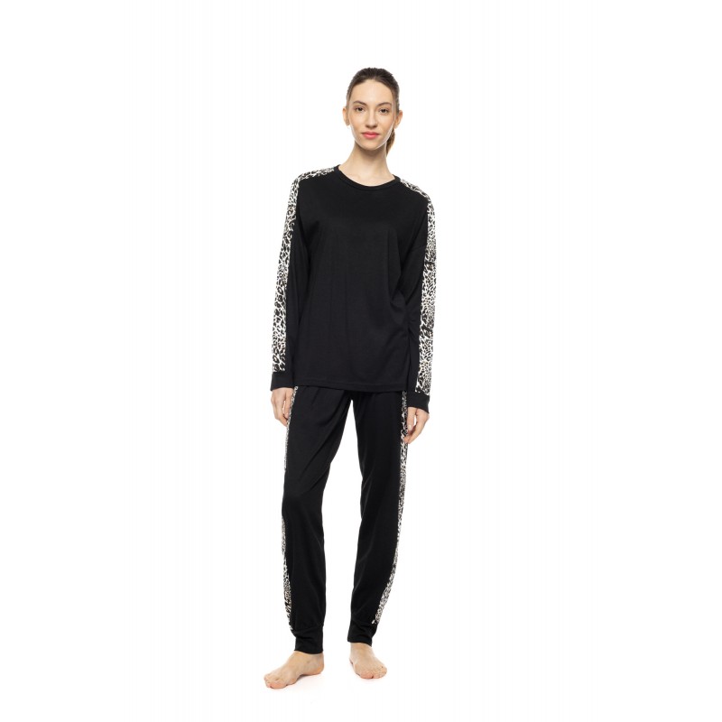 W1944 - Type - Pyjama Solid Ivory Leopard- (W1944) W1944 - Type - Pyjama Solid Ivory Leopard- (W1944)