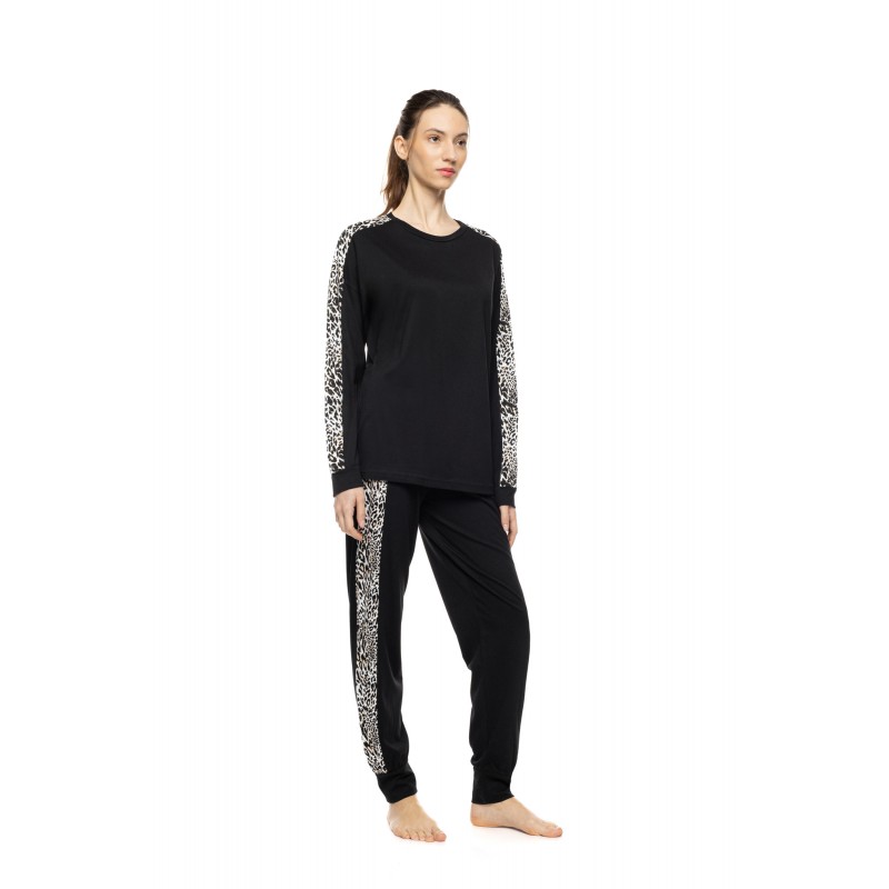 W1944 - Type - Pyjama Solid Ivory Leopard- (W1944) W1944 - Type - Pyjama Solid Ivory Leopard- (W1944)