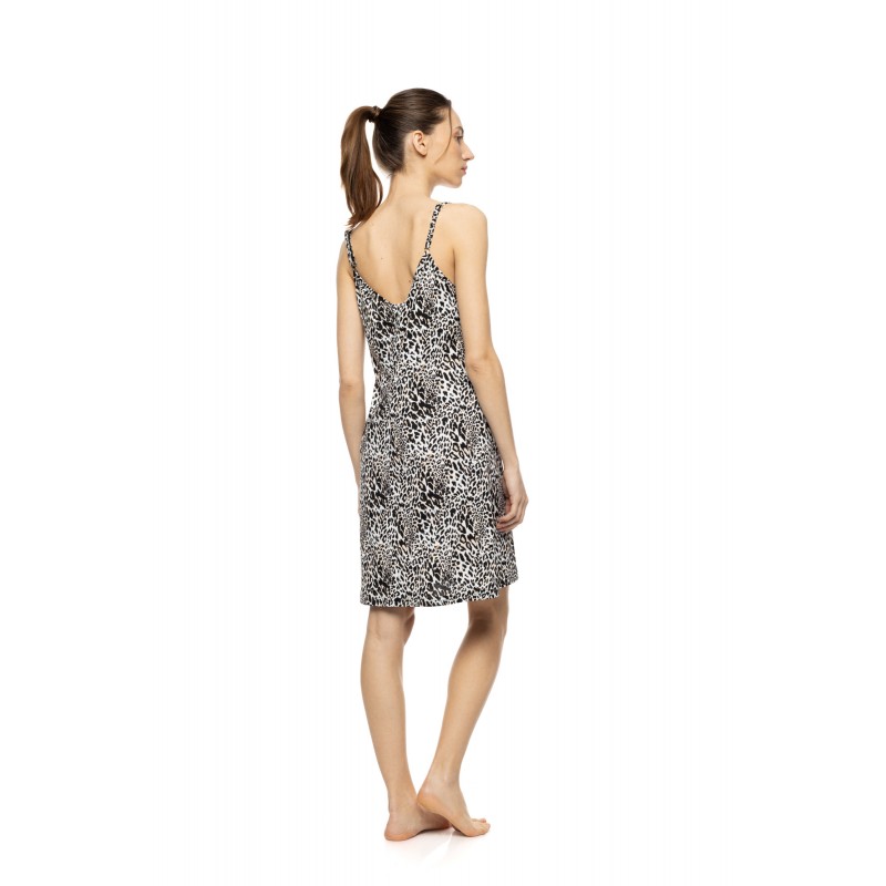 W1947 - Type - Nightgown Ivory Leopard- (W1947) W1947 - Type - Nightgown Ivory Leopard- (W1947)