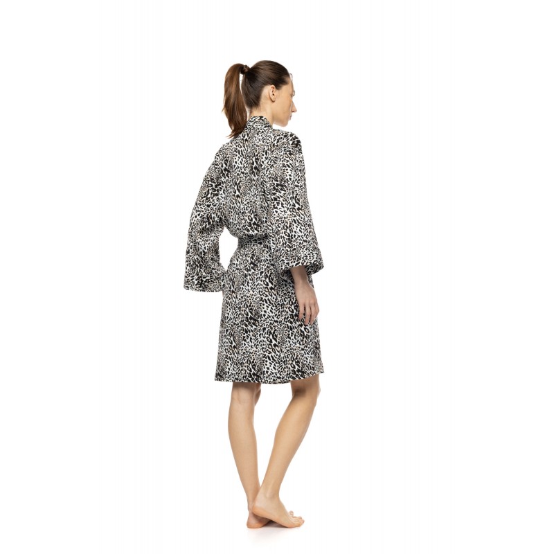 W1948 - Type - Robe Ivory Leopard- (W1948) W1948 - Type - Robe Ivory Leopard- (W1948)