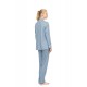 W1950 - Type - Pyjama Buttoned Stone Blue Heart- (W1950) W1950 - Type - Pyjama Buttoned Stone Blue Heart- (W1950)