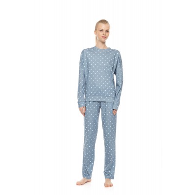 W1951 - Type - Pyjama Stone Blue Heart- (W1951)