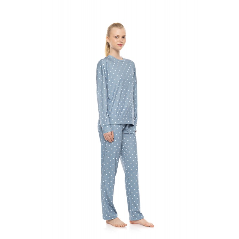 W1951 - Type - Pyjama Stone Blue Heart- (W1951) W1951 - Type - Pyjama Stone Blue Heart- (W1951)