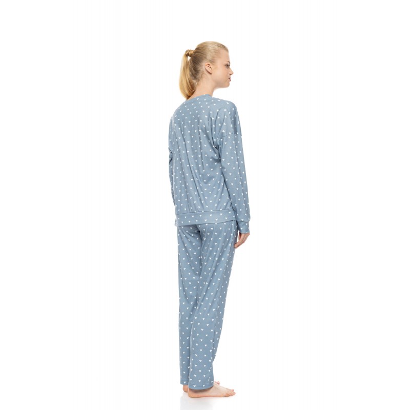 W1951 - Type - Pyjama Stone Blue Heart- (W1951) W1951 - Type - Pyjama Stone Blue Heart- (W1951)