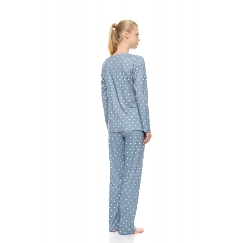 W1952 - Type - Pyjama Stone Blue Heart- (W1952) W1952 - Type - Pyjama Stone Blue Heart- (W1952)