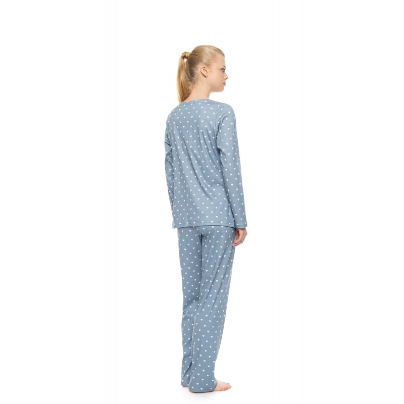 W1952 - Type - Pyjama Stone Blue Heart- (W1952) W1952 - Type - Pyjama Stone Blue Heart- (W1952)