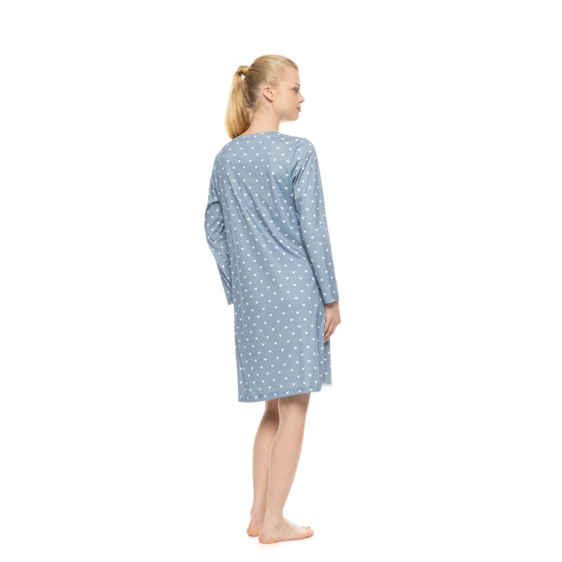 W1953 - Type - Nightgown Stone Blue Heart- (W1953) W1953 - Type - Nightgown Stone Blue Heart- (W1953)