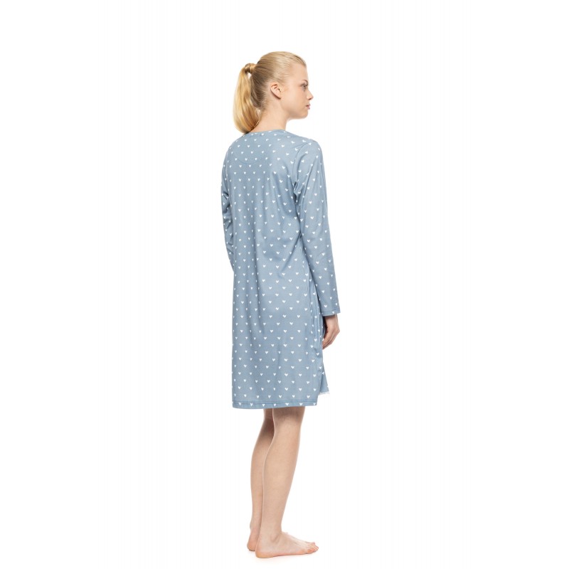 W1953 - Type - Nightgown Stone Blue Heart- (W1953) W1953 - Type - Nightgown Stone Blue Heart- (W1953)