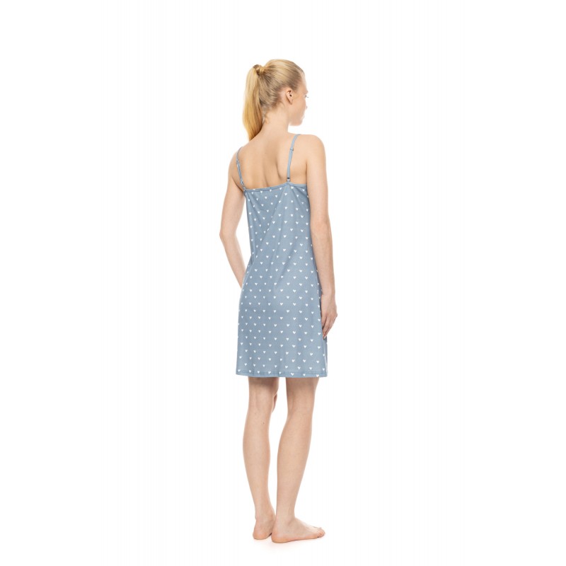 W1955 - Type - Nightgown Stone Blue Heart- (W1955) W1955 - Type - Nightgown Stone Blue Heart- (W1955)